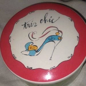 Ooh la la porcelain dish
